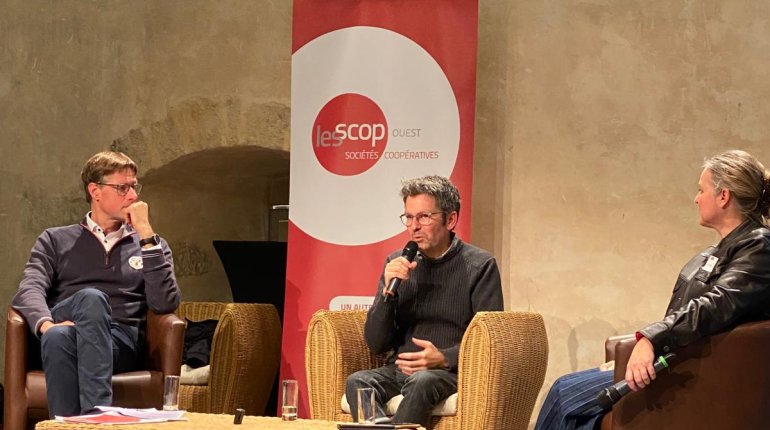 olivier Hamant avec les Scop et Scic de l'Ouest