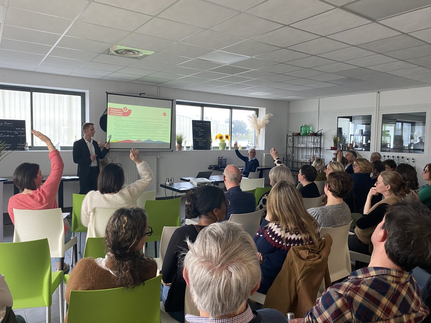 Vote lors de l'Assemblée générale extraordinaire de CAP Formation